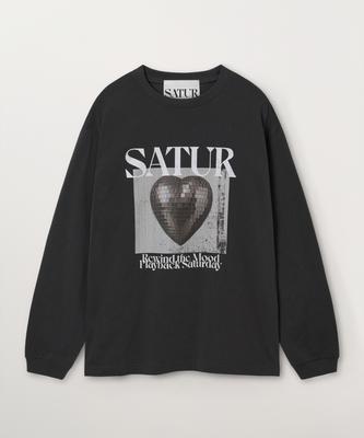 Seteo Mirror Ball Graphic Long Sleeve Charcoal