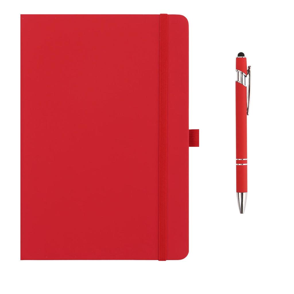 Cross-border A5 Simple PU Hard Cover Business Notebook with Custom Logo