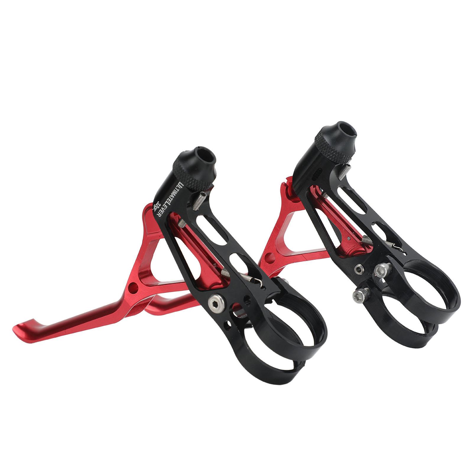 

2Pcs Hollow Brake Handle CNC Easy Adjustment Lightweight Aluminum Alloy Road Bike Brake Lever for 22.2mm Handlebar