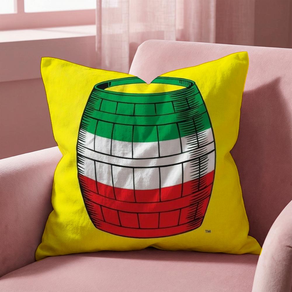 Mexican B-Bingo Lottery Cushion Cover Multi-Scene Pillow Cover for Home & Car - Reversible, Soft & Durable for Daily Use