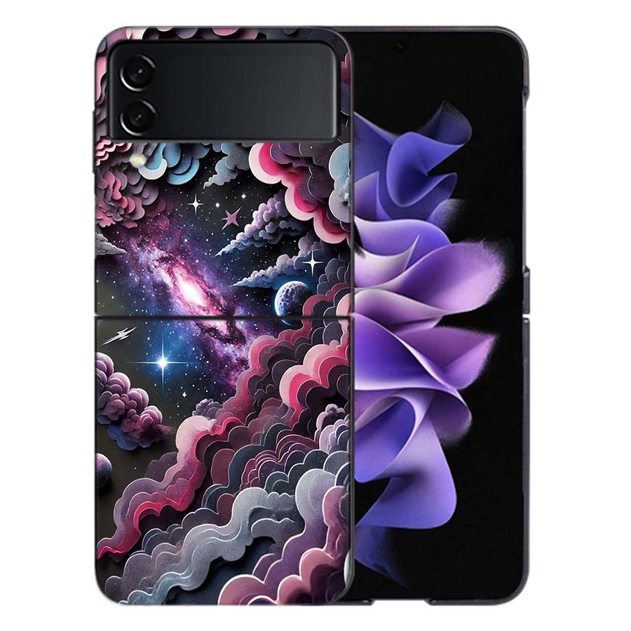 A Stunning 3D Paper Art Masterpiece Coque For Samsung Z Flip7 6 Galaxy Case Shockproof Z Flip5 Z Flip3 4 5G Hard Cover Phone TP