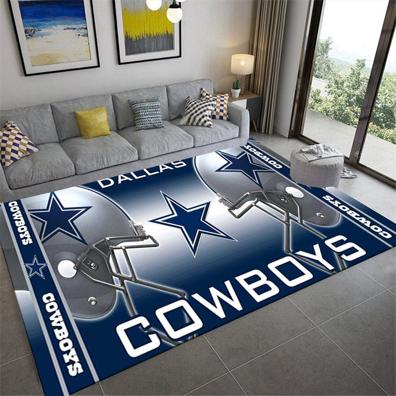 Dallas Cowboys Carpet Rug for Living Room Bedroom Home Sofa Decoration,Kids Play Non-slip Floor Mat