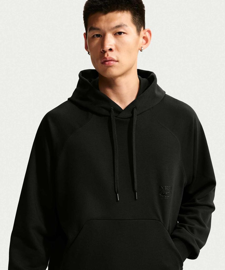 NIKE N.A.C. Dri-Fit Oversized Fleece Training Hoodie M - Black / Im3610-010