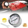 1/8'' NPT Fuel Pressure Gauge Center Back Mount Universal 0-1Bar Pressure Gauge