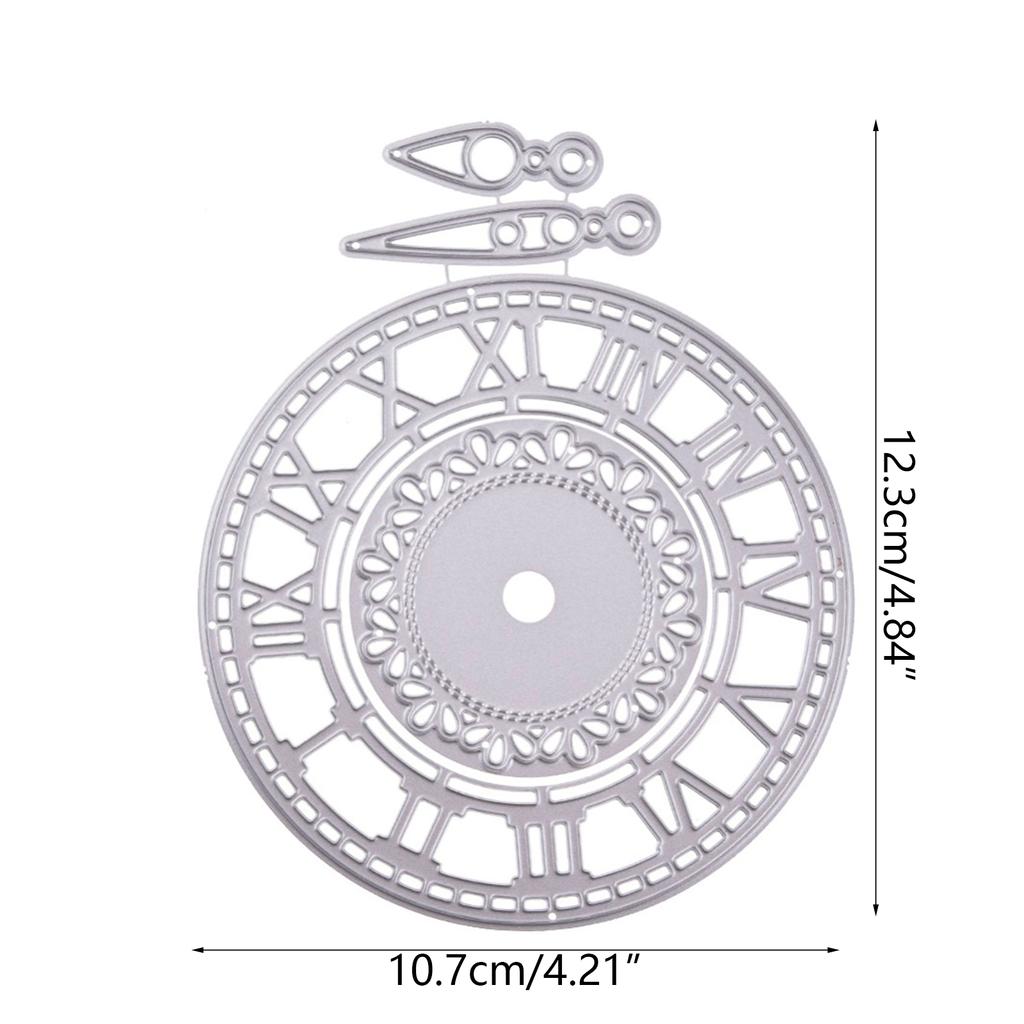 Clock Metal Cutting Dies Stencils for DIY Scrapbooking Decorative Embossing Paper Cards Template Decor Die Cuts