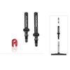 FOURIERS Bicycle Valve Extender, Presta Valve Extension Adapter, Tubeless Valve Extender, 40mm