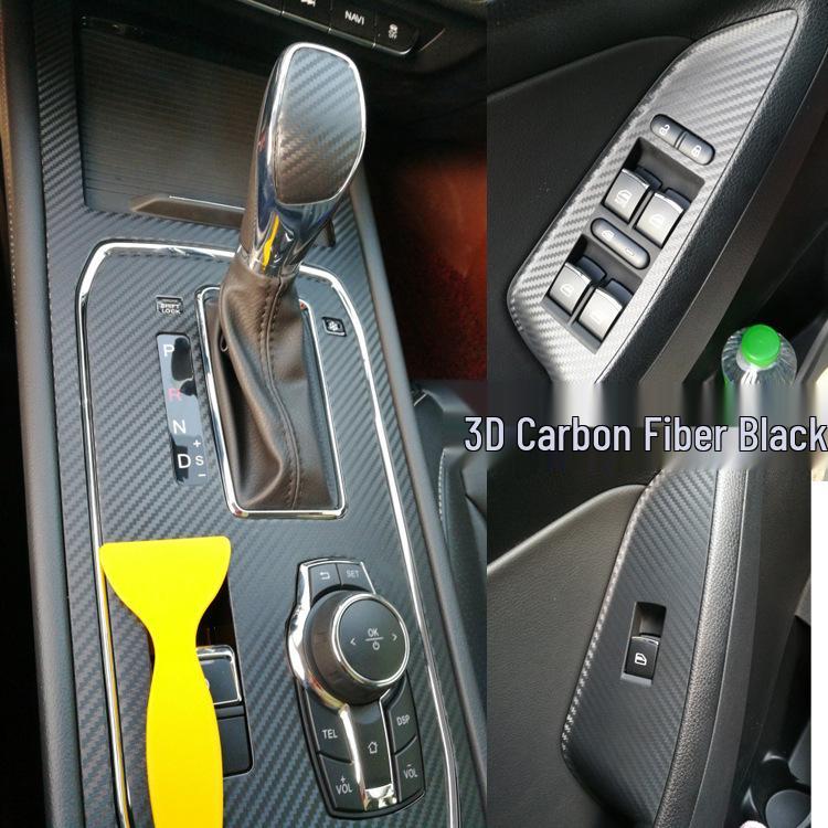 Carbon Fiber Gear Sticker for Dongfeng Fengguang 580 Smart Edition Interior