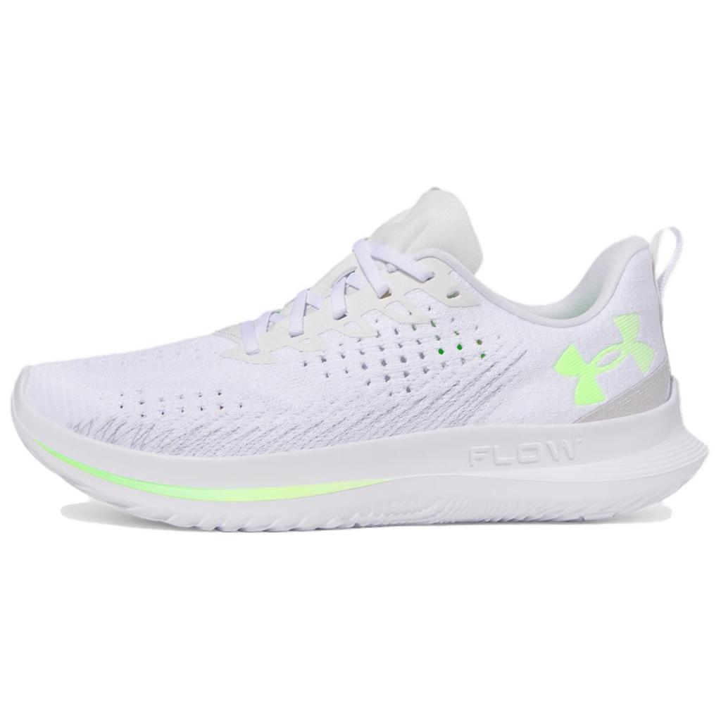 Under Armour Flow Velociti 4 White Hyper Green Men Sneakers 3027585-105