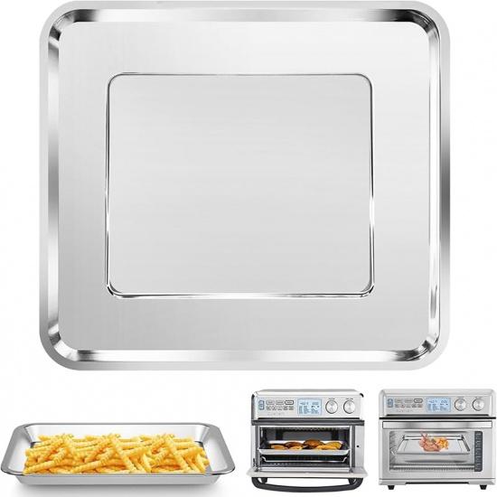 Запасной поддон для аэрофритюрницы Cuisinart TOA-60 TOA-65 TOA-70, тостер, аэрофритюрница, конвекционная печь, 12.2 * 11   Антипригарная сетчатая стальная корзина для аэрофритюрницы For Cuisinart TOA-95