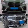 Front Bumper Splitter Lip Spoiler Diffuser Guard Body Kit Cover For BMW F95 X5M 2020 2021 2022 2023 ABS Body Kit Tuning