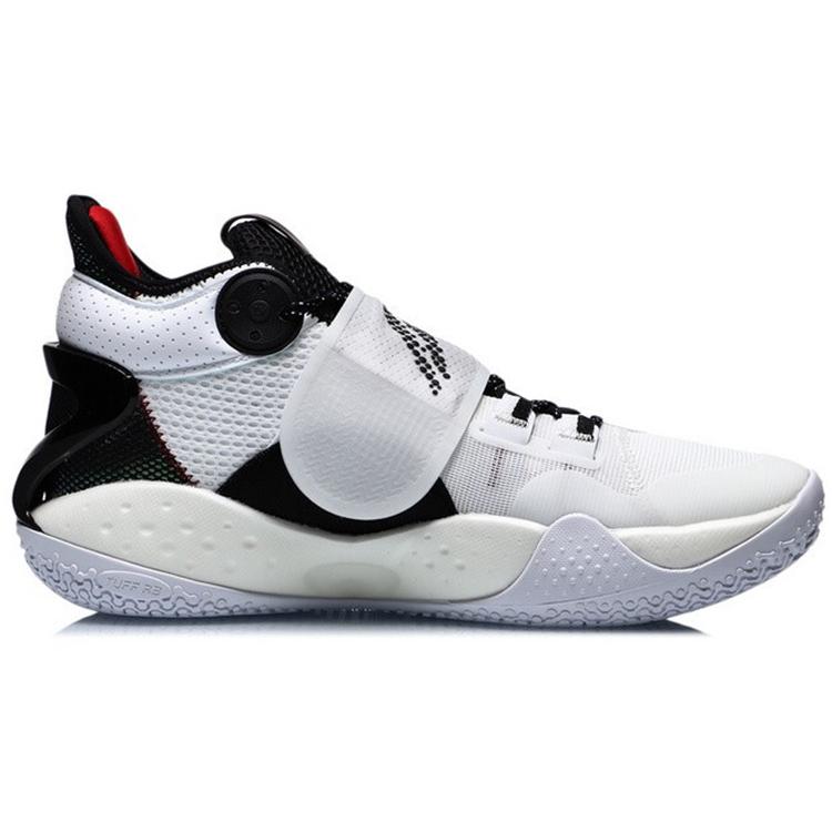 New LINING Sonic IX CJ McCollum Men's Premium Shoes   White/Black ABAR011-1