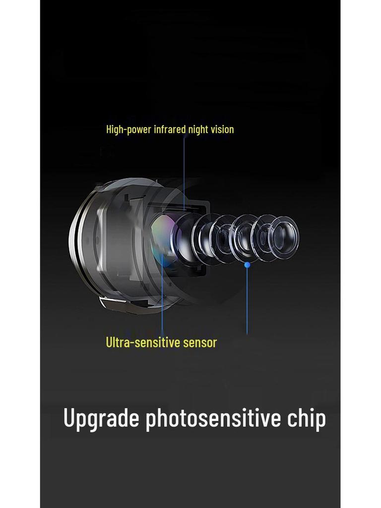 5.0-Inch HD Infrared Underwater Fish Finder with Wide-Angle Probe - Multilingual, Ideal for Ice Fishing and Night Vision