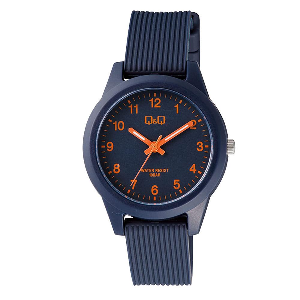 CITIZEN Analog Japanese 10 ATM Water Urethane Watch, Movement, Resistant, Strap, Blue, Unisex, V01A-019VK/6288/
