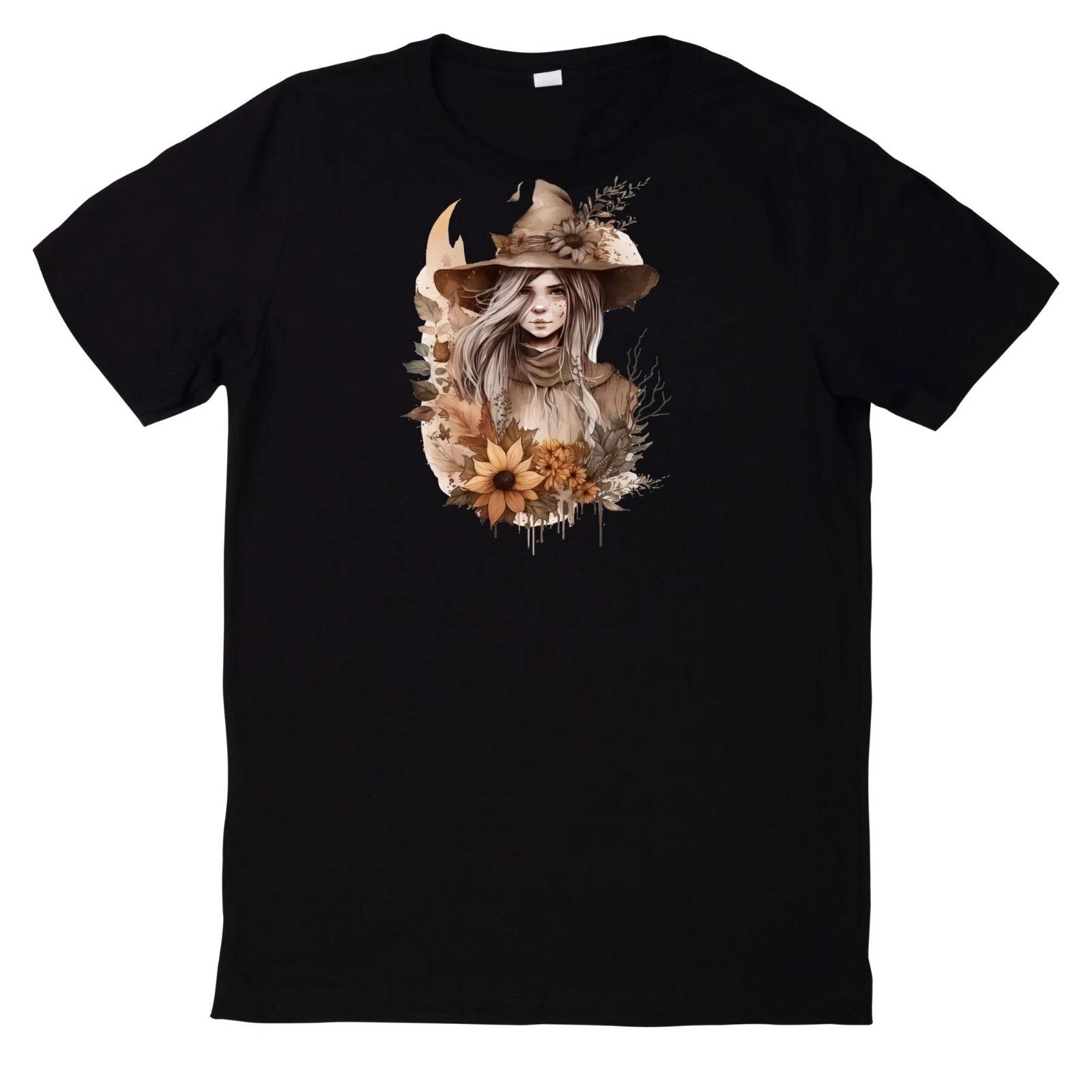 T-Shirt Aquarell Boho Hexen Motiv Baumwolle XXXL