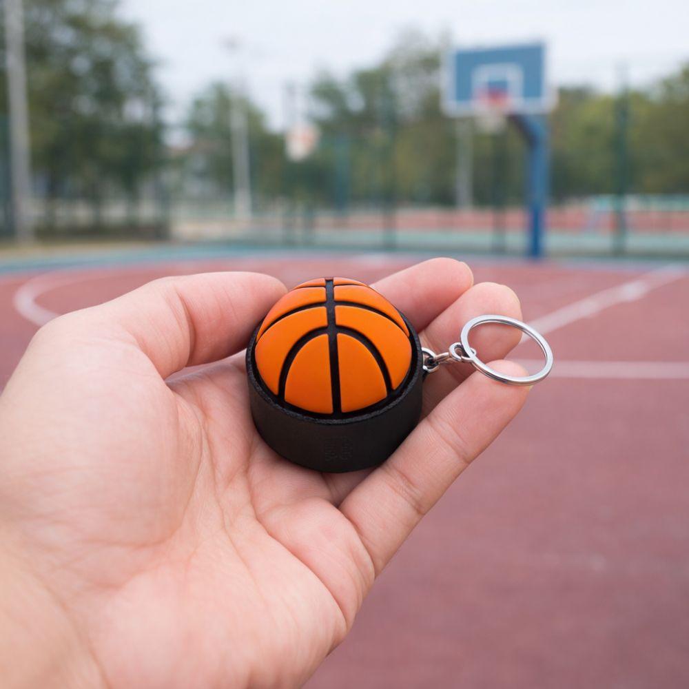 Sports Theme Stress Relief Keychain Creative Design Clicker Keychain Bag Pendant