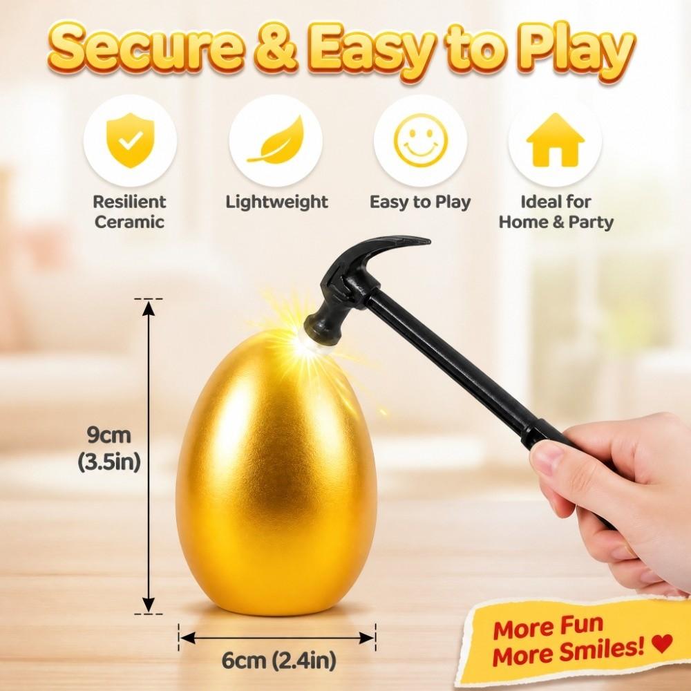 Golden Egg Surprise Punch Box Surprise Smash Golden Egg Lucky Draw Golden Egg  Box  Reward
