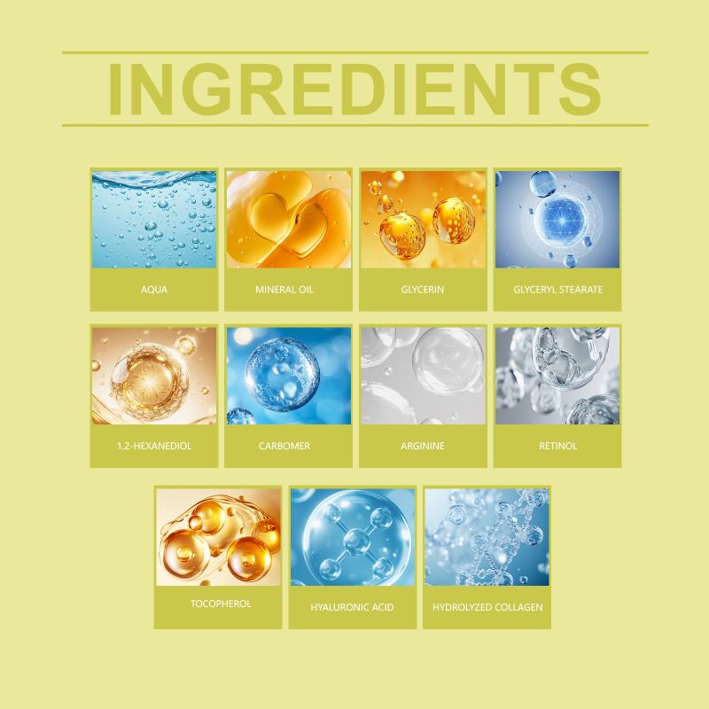 

Retinol Eye Cream Anti Wrinkle Anti Aging Moisturizing Hydrating Gentle Care for Delicate Eye Area Reduce Fine Lines one size