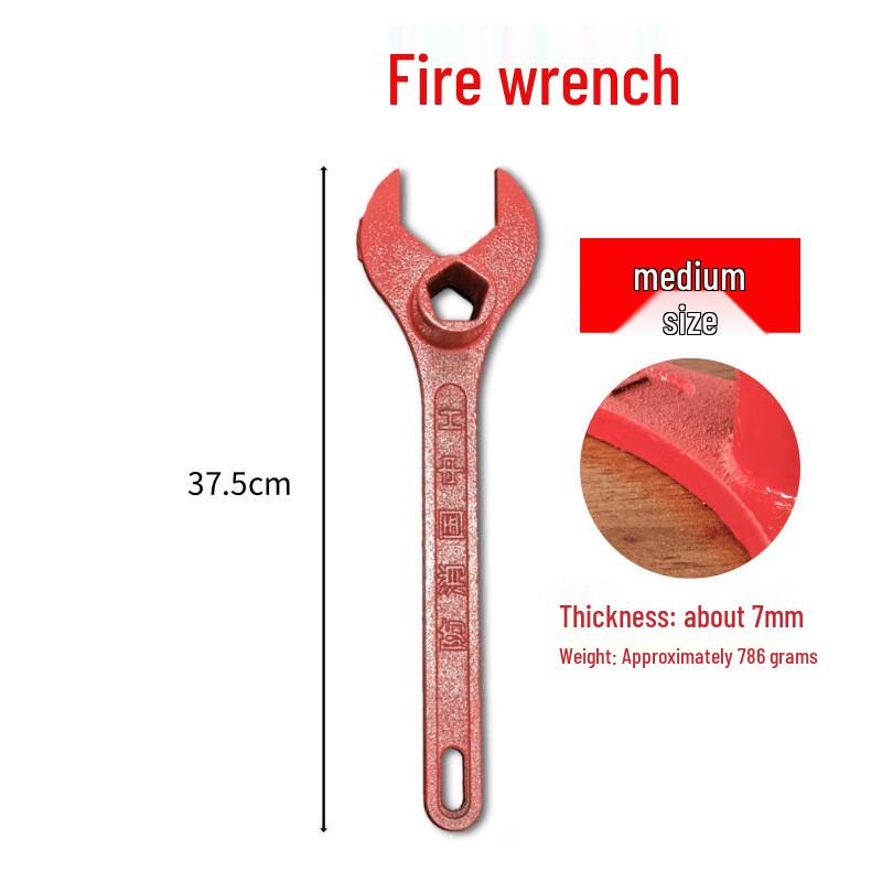 SANSHENGSANSHENG Thickened Cast Steel Fire Wrench 1