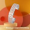 Solid Stainless Steel Luxury Wristband 22mm Presidential Watch Strap for Smartwatch Gold Material 18/20mm Size Options