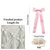 Faux Pearl Bowknot Banner Hanging Pendant Reusable Bow Beaded Garland  Birthday Decor