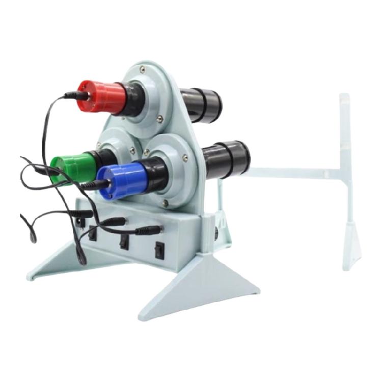 

Educational Light Spectrum Experiments Adjustable Red Green Blue Three Light Mixing Apparatus for School Physics Lab 1