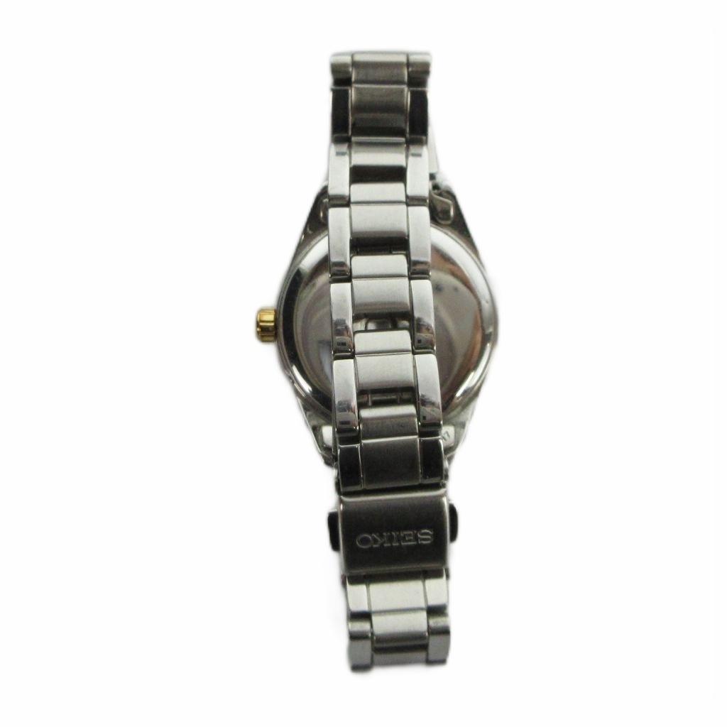 SEIKO Lukia Solar mit Kalender und Datum Silber 1b22-0CD0 Uhr, Angetrieben, Anzeige, Ton, Damen GY11/ MQ