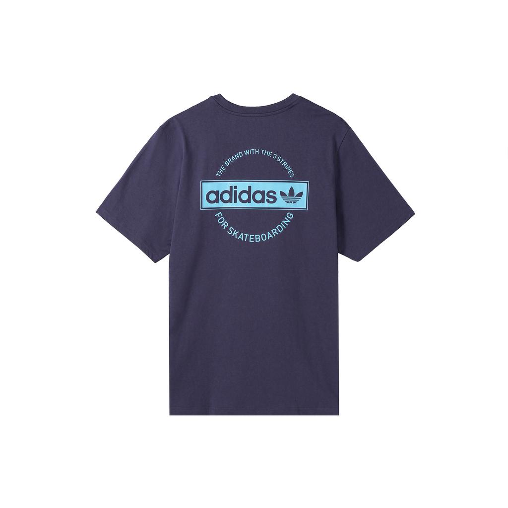 adidas 4.0 Circle T-shirt Asia Sizing 'Navy' Men's HS3056