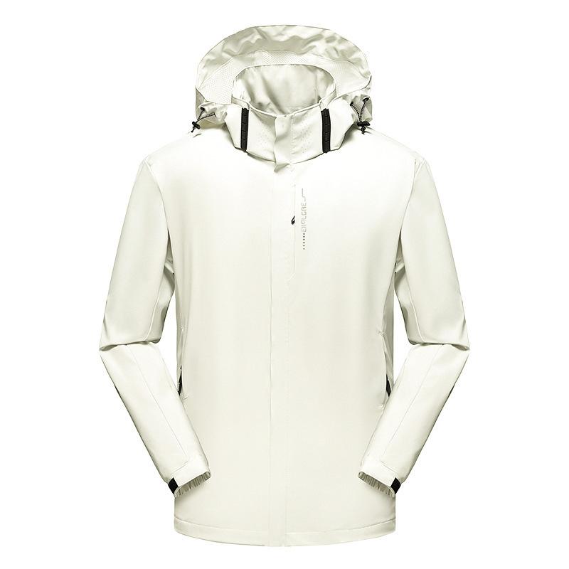 Autumn New Couple Jacket Men's and Women's Trend Waterproof Outdoor Large Size Hooded Jacket Men's