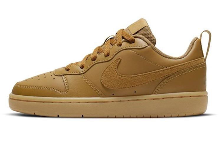 

Nike Court Borough Low 2 Wheat Wheat Gum Light Brown GS BQ5448-700 35.5