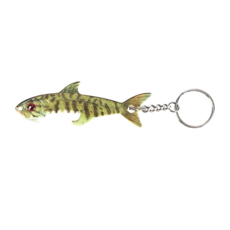 Portable Fish Shape Bottle Opener Keychain Zinc Alloy Pendant Safe for Family Gatherings and Backpacks Handbag Decors