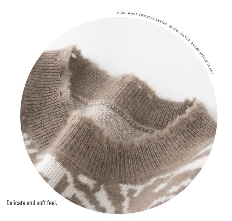 Cashmere Wool Sweater: Soft Half-High Collar Knitwear for Autumn/Winter, Warm Inner Layer, Knitted Base Layer, Sweater Coat.