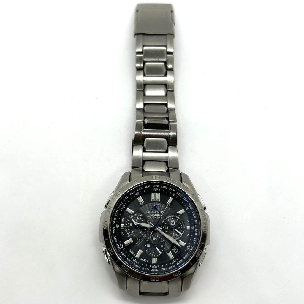 Used CASIO OCEANUS OCW-T600 Radio-controlled Solar Titanium Men's Watch
