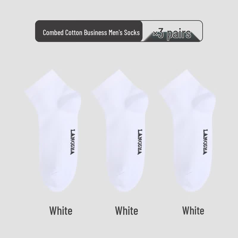 

LangSha Men s Anti-Odor Business Mid-Calf Socks