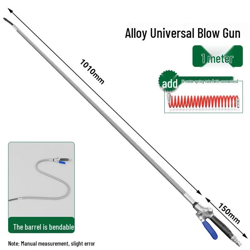 JZDASI Industrial Universal Metal Dust Blower Gun with Hose