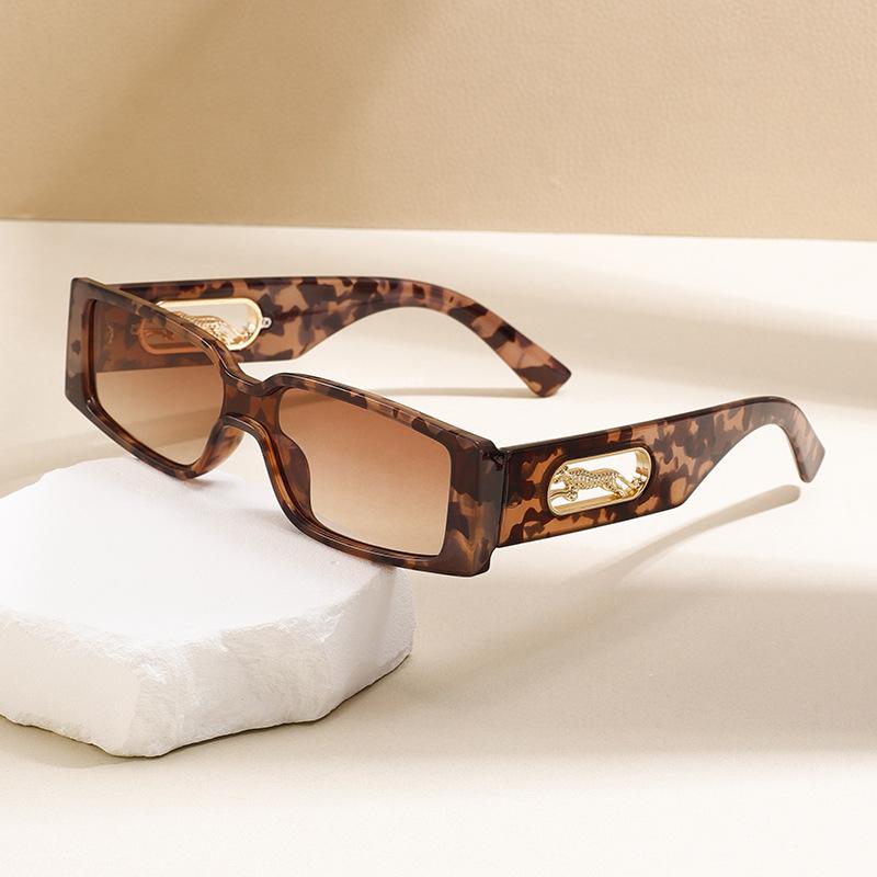 Rectangle Sunglasses Women Fashion Luxury Brand Designer Square Sun Glasses Men Classic Punk Eyeglasses Shades UV400