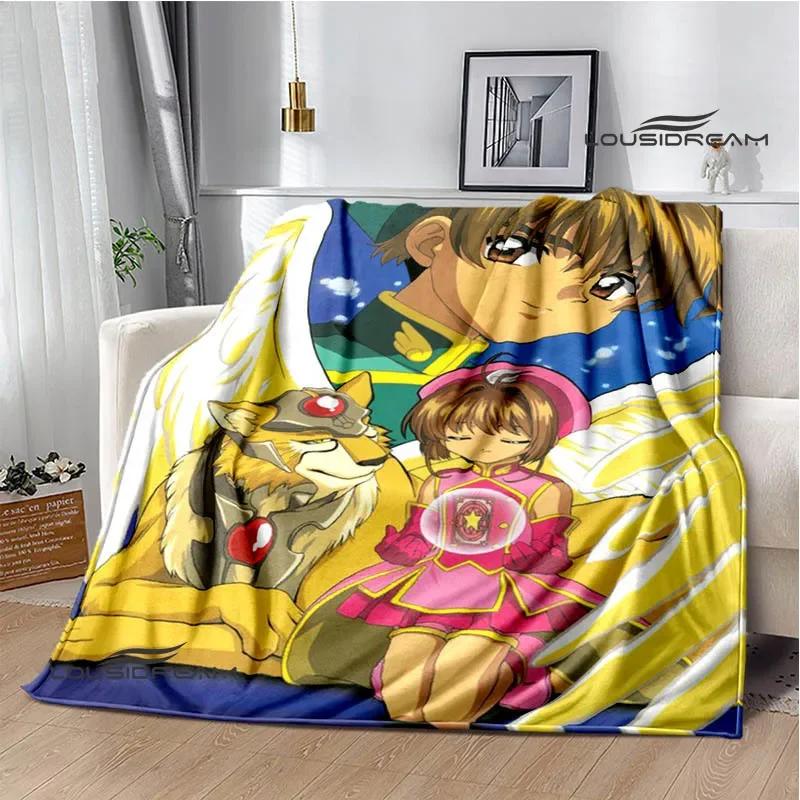 Card Captor Sakura Cartoon Decken Mode Decken Warme Flanell Weiche Bequeme Decke Haus Reise Decke Geburtstagsgeschenk