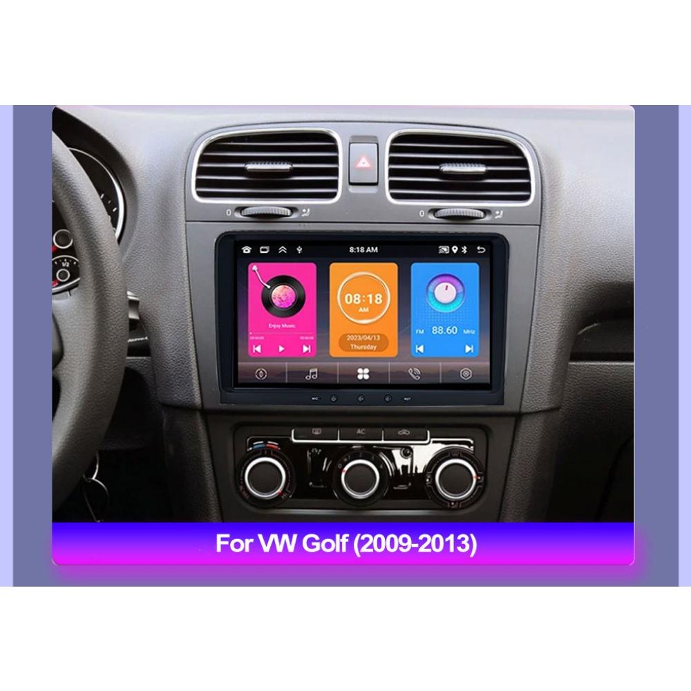 Autoradio-Multimedia-Player für Volkswagen/Golf/Polo/Tiguan/Passat/b7/b6/SEAT/Leon/Skoda/Octavia 2 Din Android Carplay GPS Autoradio 2 + 64GB
