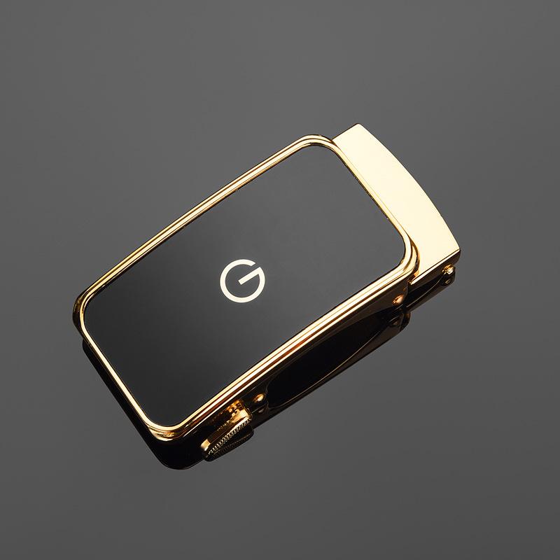 Belt Head Men'S Belt Order High-End Belt Buckle, Zinc Alloy 3.5Cm Men'S Belt Buckle Head Glossy