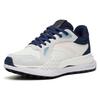 Anta Comfortable Versatile Shock Absorbing Wear Resistant Low Top Casual Shoes Women sneaker White Blue 122318881A-2