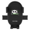 Cycle Phone Holder Shock Absorbing Quick Release All Around Protective Panda Pattern Handlebar Phone