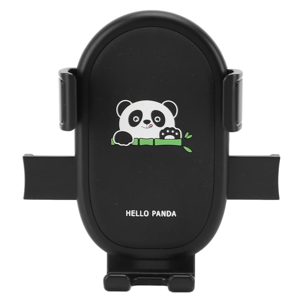 Cycle Phone Holder Shock Absorbing Quick Release All Around Protective Panda Pattern Handlebar Phone