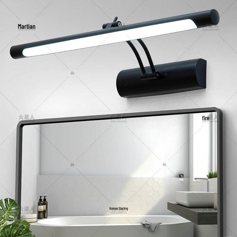 LED Adjustable Angle Vanity Mirror and Cabinet Light