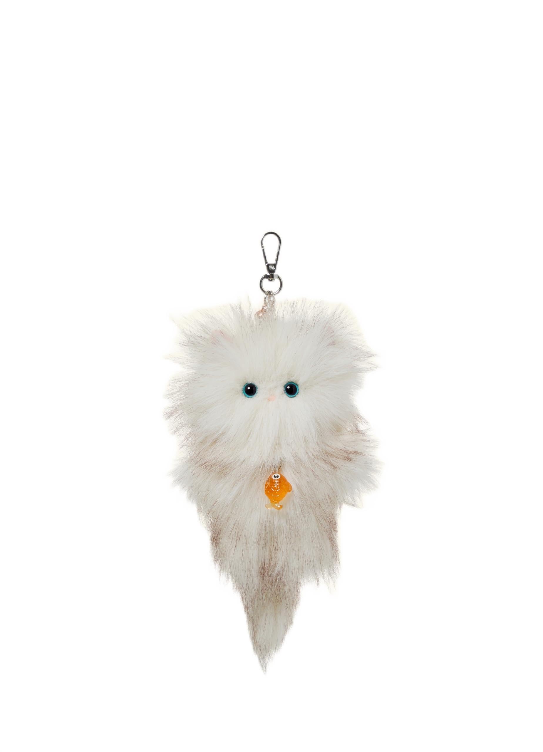 Подвеска-шарм Кошка Ояни (белый)