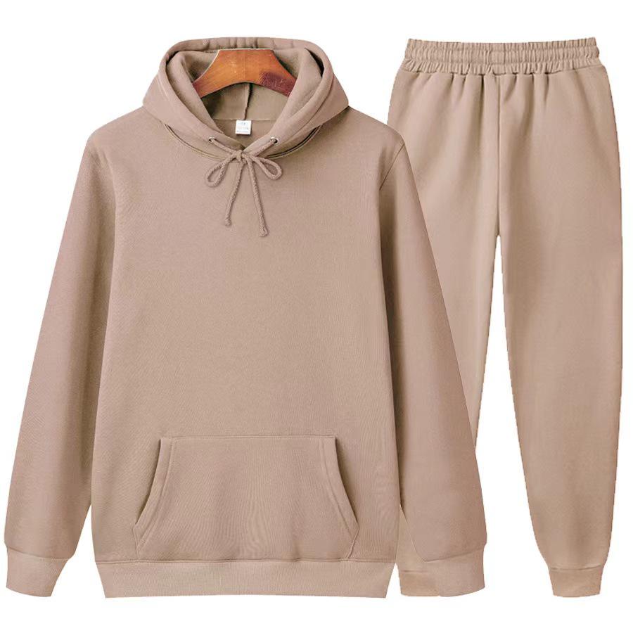 Men's Hooded Pullover and Sweatpants Set - 2023 Autumn/Winter Collection