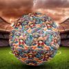 One Piece Print Size 5 Soccer Ball, Standard Match Football for Sports Game and Team Practice, Ideal Gift for Soccer Fans