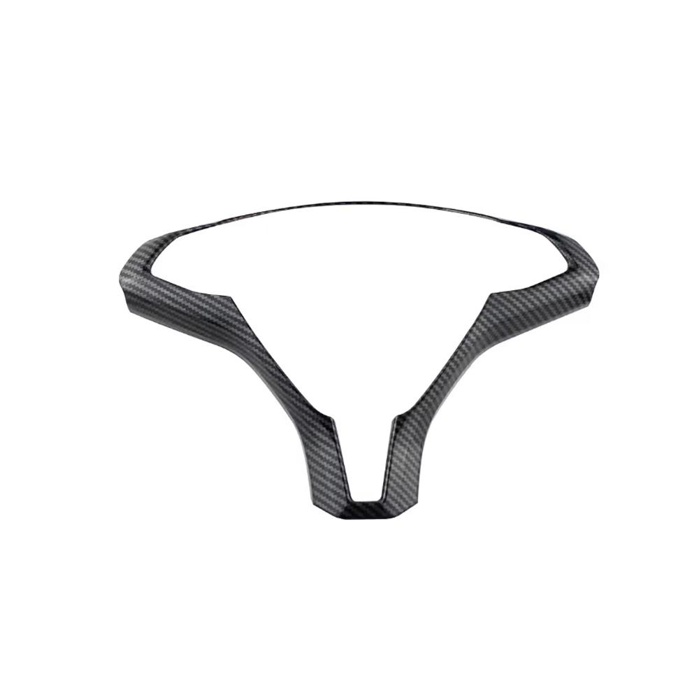 ABS Car Steering Wheel Frame Sticker Trim Cover For Tesla Model S Model X Inner Steering Wheel Decoration  Accessories
