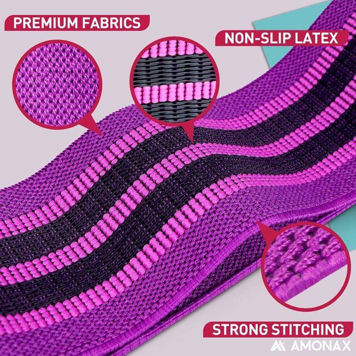 Elastique de resistance - harnais de resistance - extenseur - elastiband - sangle de musculation amonax