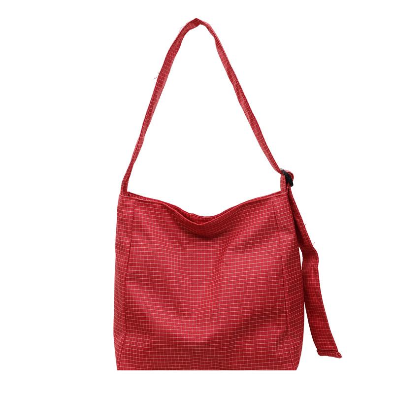 Lazy Commuting Bag, Summer Fashion Bag, Large-capacity Single-shoulder Crossbody Bag, Women's Checkered Underarm Bag