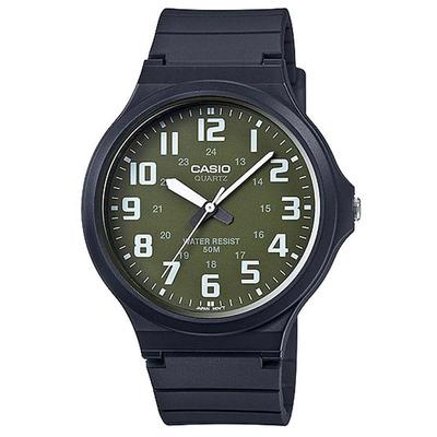 Orologio unisex al quarzo CASIO MW-240-3BV Verde/Bianco [articolo]