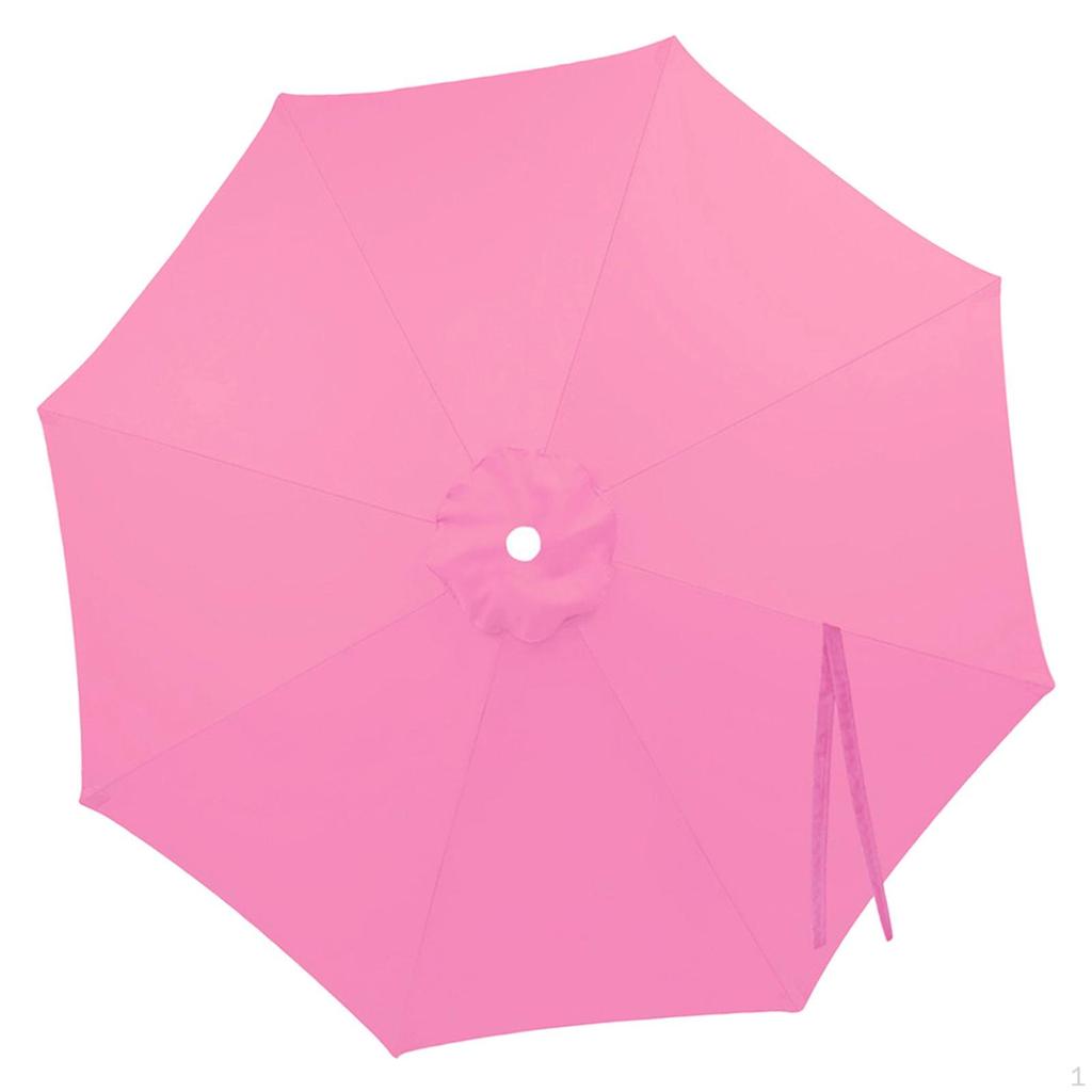 Outdoor Umbrella Table 6 Ribs Windproof Water Resistance Cover Replaces for Pool Yard